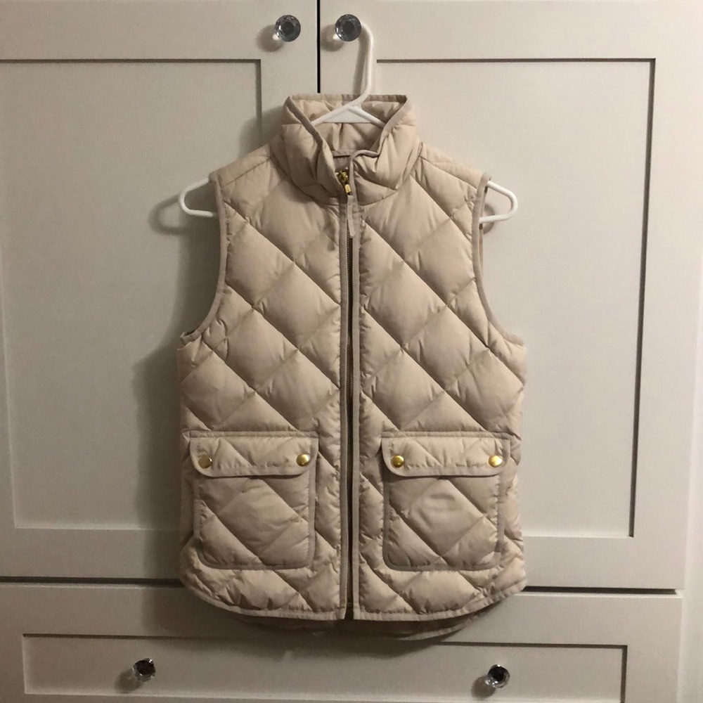 JCrew Cream Vest